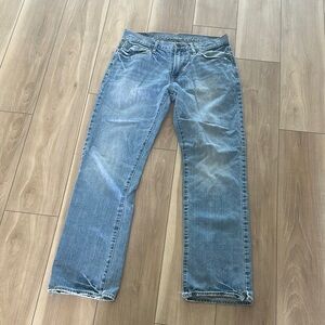 GUC Men’s AE American Eagle Brand Classic Blue Denim Jeans Size 32x34 Straight